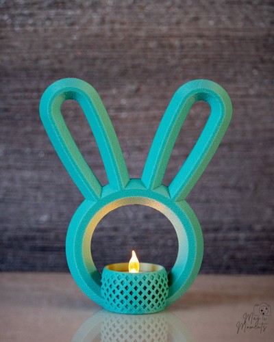 Easter bunny led tealight - bunny,