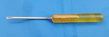 FOOTPRINT AMBER PLASTIC HANDLED INST 1 SCREWDRIVER SUPPLIED TO POST OFFICE 1972