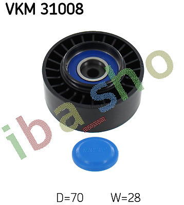 Poly belt pulley - v-belt, audi