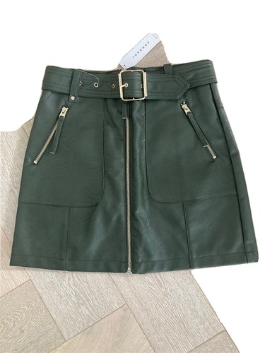 Topshop racing green pvc - topshop,