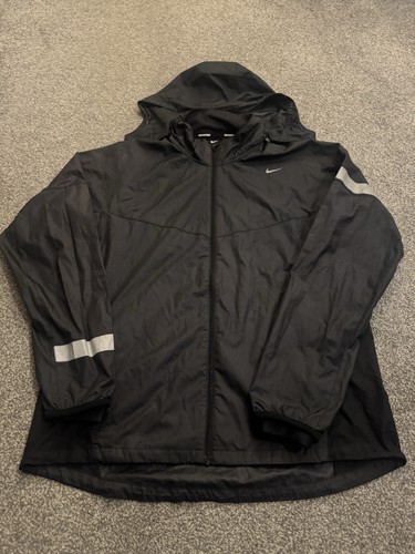 Black nike running jacket - running,