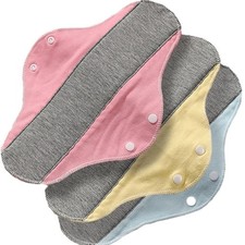 6Pcs Nursing Pad for Women Washable Menstrual Cloth Pads Reusable Panty Liner