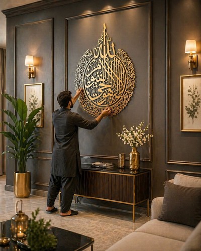 Islamic wall art - wall, kursi