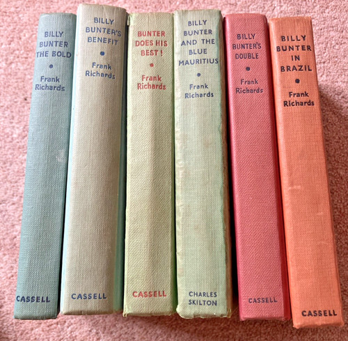 Six billy bunter hardbacks - bunter,