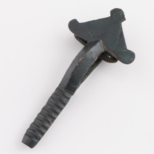 Frankish saxon bronze bow - frankish, /