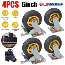 4X 6" inch Heavy Duty Swivel