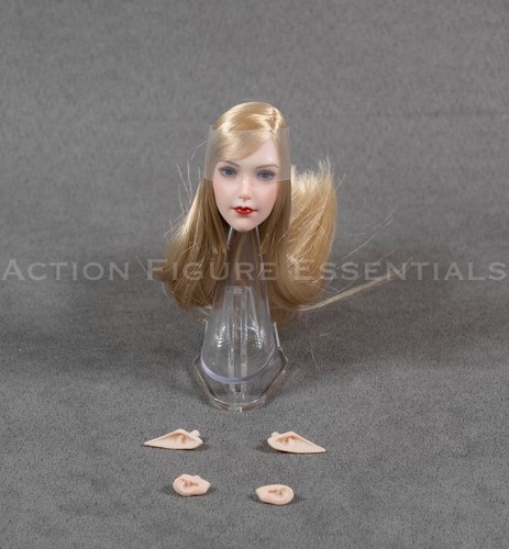 Scale female head sculpt - 1/6,