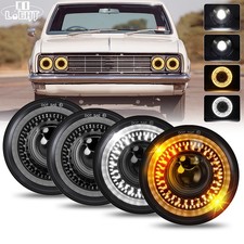 4PCS 5.75" LED Headlights Halo Hi/Low Start up DRL For Triumph Stag 1970-1973