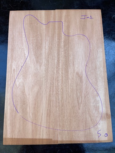 Genuine mahogany two piece - mahogany, two-piece