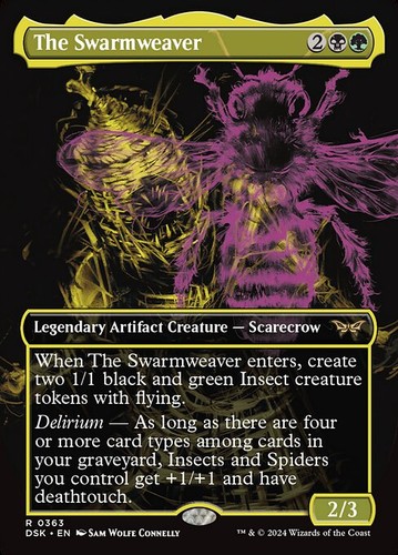 Mtg the swarmweaver - mtg,