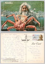 c31449 Giant King Crab  Alaska USA  postcard 1989 stamp