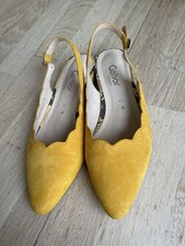 Gorgeous Gabor Sling Back Swede Shoes Size 4 G  New