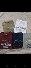 Jack & Jones Mens Multipack T-shirts Crew Neck Short Sleeve, 5 Pack
