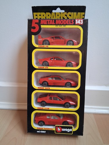 Bburago car set 4300f - bburago, 5-car