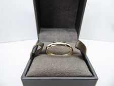 Clogau Gold 9ct Yellow & Rose Gold Cariad Wedding Ring Size O 1/2 3mm