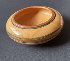 Sycamore Vintage Handcrafted Wooden Bowl Made In New Zealand 