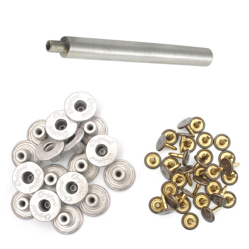 Brass jeans buttons - brass,