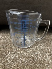 Boots Vintage Glass Measuring Jug Small Scratches & Slight Chip But Still Good..