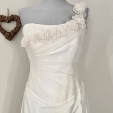 23 ⚪️ Rosa by Alan Hannah  |  Size 10/12  |  White Silk Wedding Dress