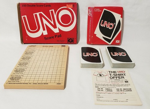 Vintage 1979 uno game - vintage,
