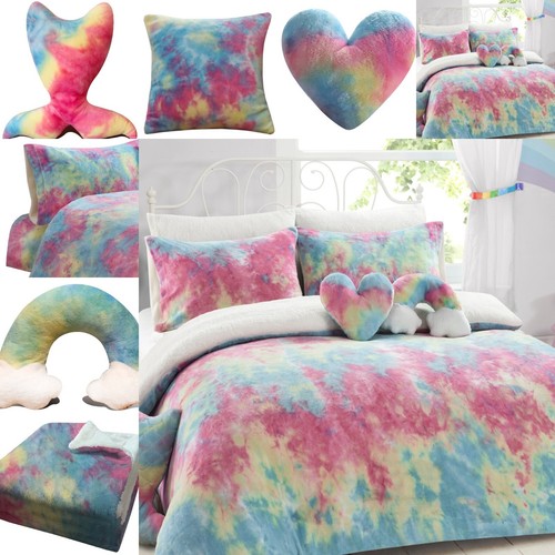 Rainbow tie dye teddy range - rainbow,