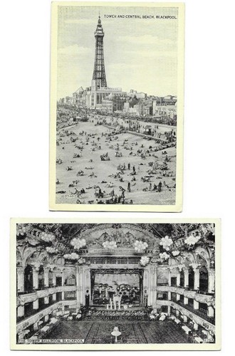 Postcard old blackpool - postcard,