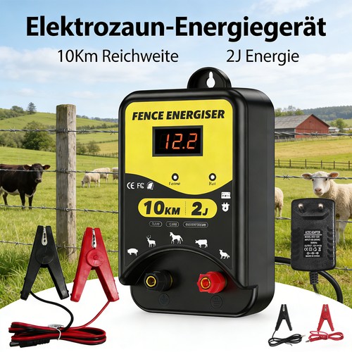 Electric fence energiser 12v - fence,