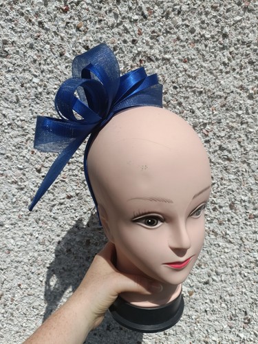 Blue fascinator new without
