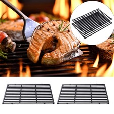 2X Replacement Cast Iron Cooking Grate for Gas Grill Charcoal Stove Grill BBQ UK