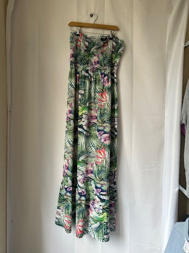Lipsy floral strapless maxi