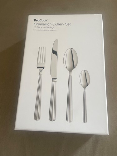 Procook greenwich 16pc - greenwich, cutlery