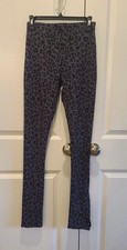 ZARA Grey/Black Leopard Print