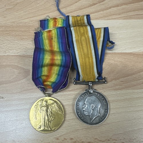 Genuine ww1 medal pair - genuine, –