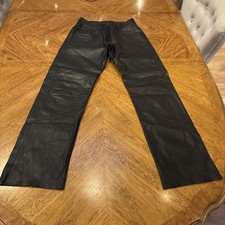  Real leather trousers
