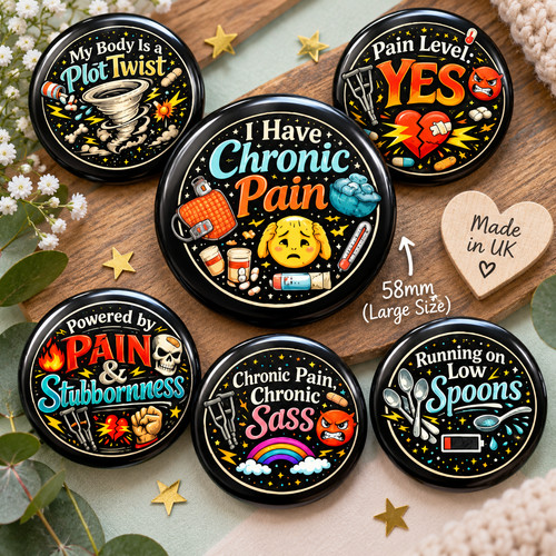 Chronic illness badge spoonie - badge,