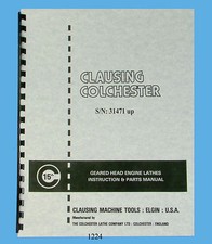 Clausing Colchester 15" s/n