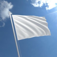 Plain White flag 5FT*3FT