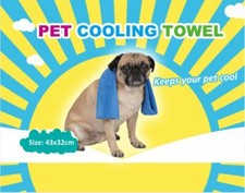 PET COOLING TOWEL - Small or Large dog cool towel - animal sports 