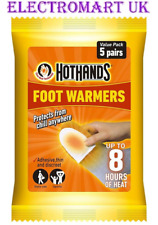 5 PAIRS HOTHANDS FOOT WARMERS UP TO 10 HOURS OF HEAT ELDERLY OUTDOOR ACTIVITIES