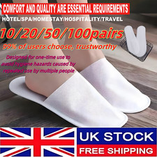 Wholesale Disposable House Slippers For Hotel Travel Guests Closed Toe Women&Men