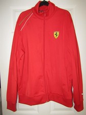 Scuderia Ferrari Red Puma Track Jacket XL Extra Large Full Zip