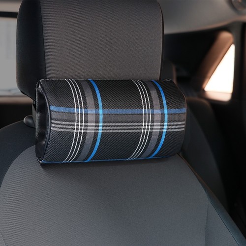 Plaid fabric pillow seat - fabric,