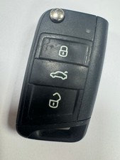 GENUINE SEAT 3 BUTTON REMOTE FLIP KEY FOB IBIZA LEON ETC TESTED, 6F0 959 752 R