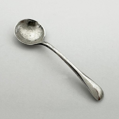 Antique salt spoon sterling - antique,