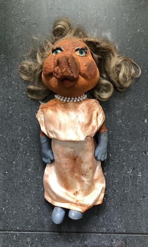 Vintage miss piggy bendy doll - miss,