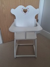Early Learning "Cupcake" Dolls Wooden Highchair