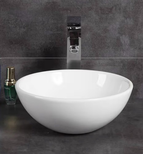 White ceramic bathroom wash - ceramic,