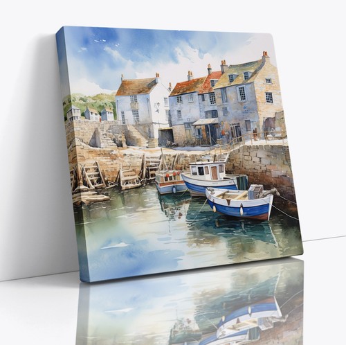 Seaside village harbourside - seaside,