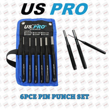 US PRO Tools PIN Punch set 6pc