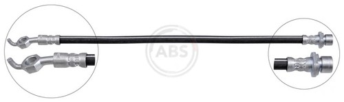 Rear brake hose fits - rear,